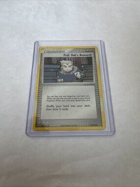 Pokemon Trainer Card - Yellow Border with Gray and White Face